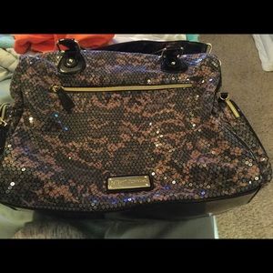 Betsy Johnson Sequined Overnighter
